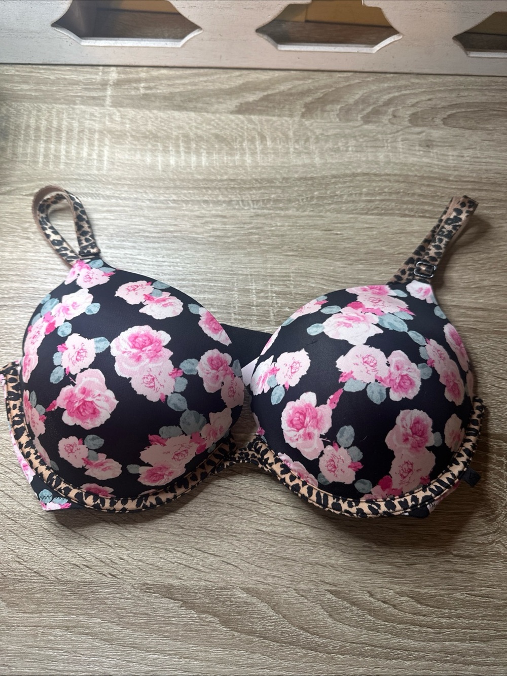Victoria’s Secret Floral & Leopard Push-Up size 34D